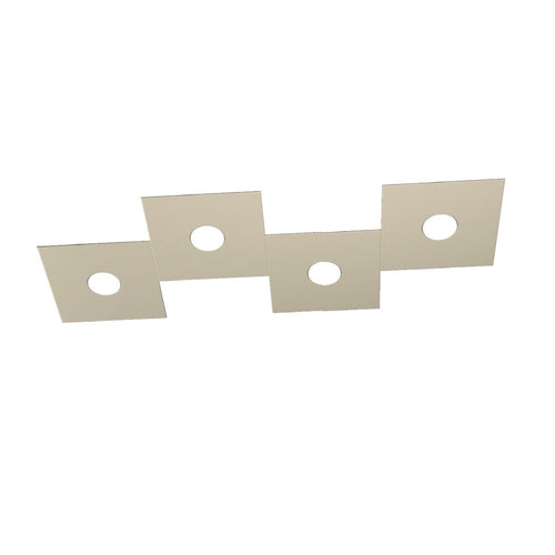 Plafoniera moderna Top Light ECCENTRIC 1156 4L GX53 LED metallo lampada parete soffitto