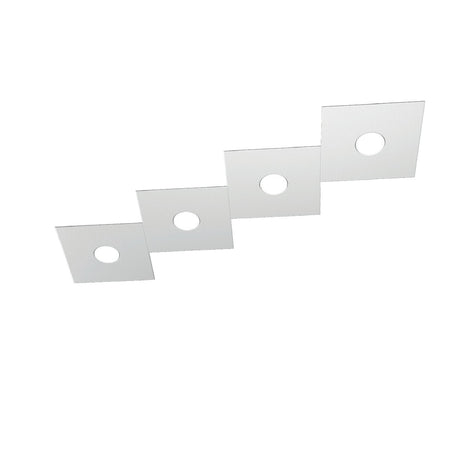 Plafoniera moderna Top Light ECCENTRIC 1156 4L GX53 LED metallo lampada parete soffitto