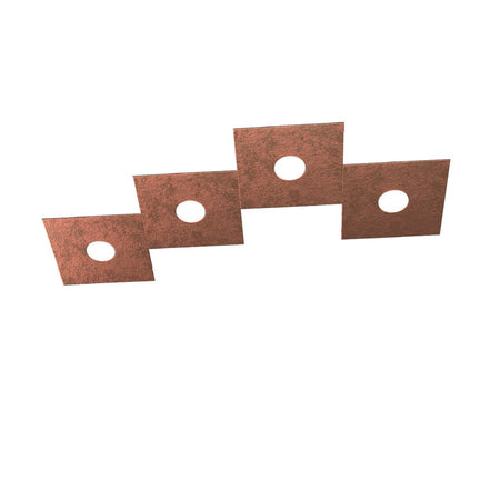 Plafoniera moderna Top Light ECCENTRIC 1156 4L GX53 LED metallo lampada parete soffitto