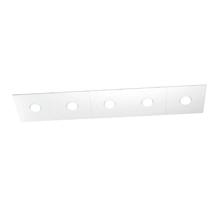 Plafoniera moderna Top Light ECCENTRIC 1156 5L GX53 LED metallo lampada parete soffitto