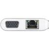 Goobay 49850 hub di interfaccia USB tipo-C 5000 Mbit/s Argento (Goobay USB-C? Premium Multiport-Adapte)