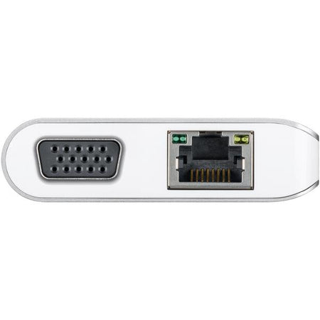 Goobay 49850 hub di interfaccia USB tipo-C 5000 Mbit/s Argento (Goobay USB-C? Premium Multiport-Adapte)