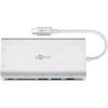 Goobay 49850 hub di interfaccia USB tipo-C 5000 Mbit/s Argento (Goobay USB-C? Premium Multiport-Adapte)