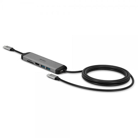 LINDY DOCKING MICRO 140 PER LAPTOP, USB C, SUPPORTO 4K, CAVO RICA 60W