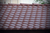 Colmo tondo tegola plastica color terracotta confezione 5 pezzi