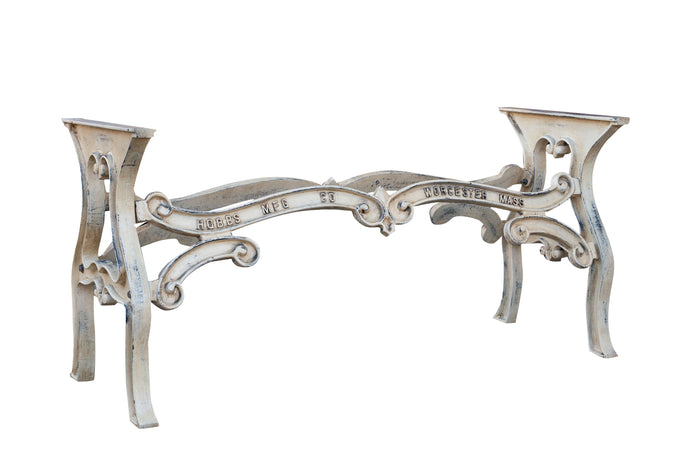 Biscottini Biscottini Base Tavolo in Ghisa Anticata Artigianale Robusta 149x58x70 Design