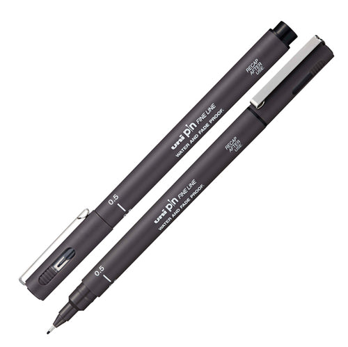 Pin Fineliner Grigio Scuro Punta 0.5Mm Uni Mitsubishi