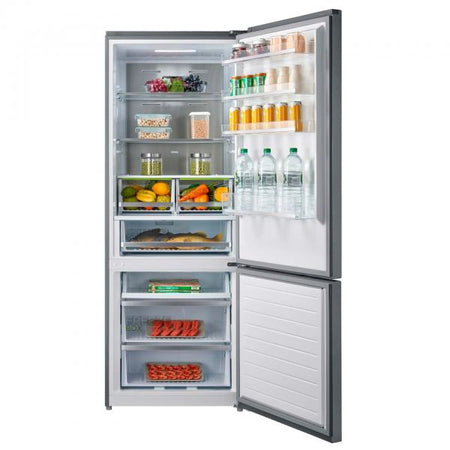 Midea Frigo Combinato Total No Frost 435lt E 70cm Inox Mdrb593fge02