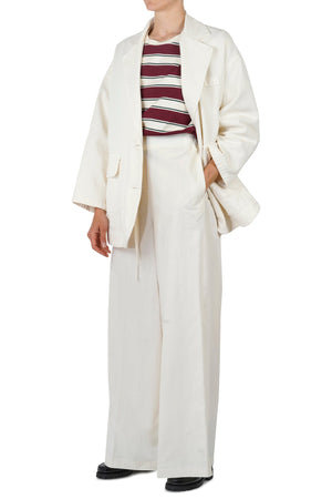 NIU - Pantalone - 450197 - Crema da donna