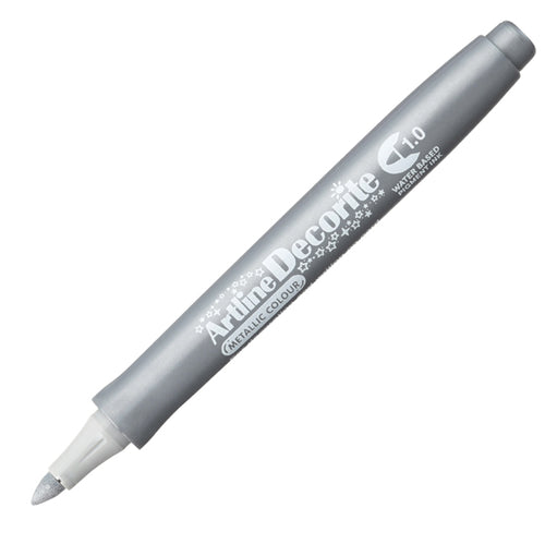 Marcatore Decorite Punta Tonda 1.0Mm Argento Artline