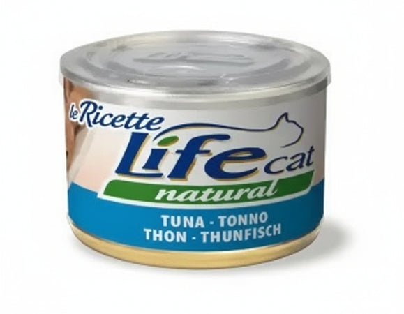 Life Cat Natural Le Ricette Scatoletta Tonno per Gatti 150gr
