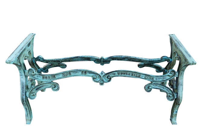 Biscottini Biscottini Base Tavolo Ghisa Finitura Anticata Robusta 148x57x71 Artigianale