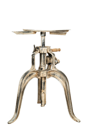 Biscottini Base Tavolo Biscottini Ghisa Anticata 65x65x72/104 Supporto Robusto Peso 49