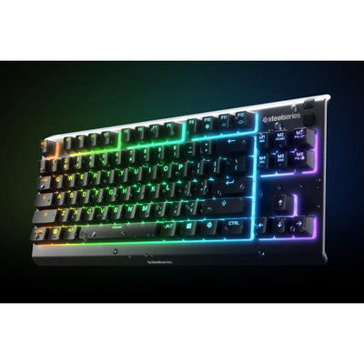 Steelseries Apex 3 TKL tastiera Gaming USB QWERTY Inglese Nero (APEX 3 TKL UK KEYBOARD 64836) - Versione UK