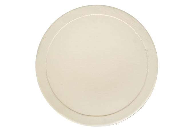 Biscottini Sgabello Thonet in massello di frassino finitura bianca anticata fascino stile