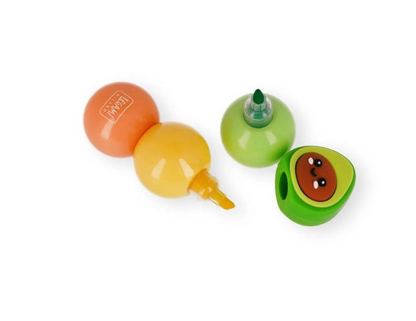 Legami, Evidenziatore 3 in 1, Tema Avocado