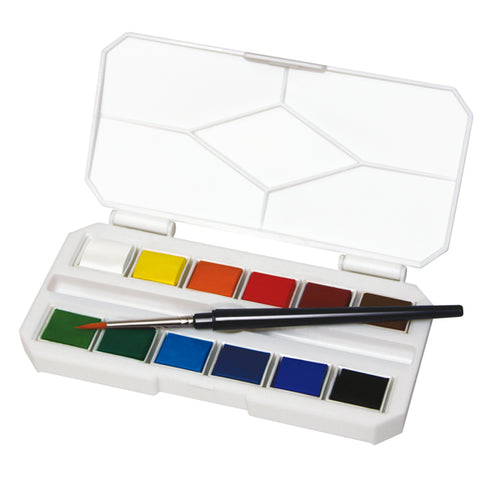 Set Acquerelli On The Go 12 Colori+Pennello Dom