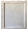 MOBILI 2G - Set 2 sedie shabby bianco anticato legno seduta noce 46x43x89