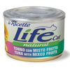 Life Cat Natural Le Ricette Scatoletta Tonno con Misto Frutta per Gatti 150gr