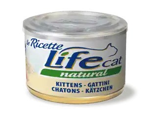 Life Cat Kitten Natural Scatoletta Pollo per Gatti Cuccioli 150gr
