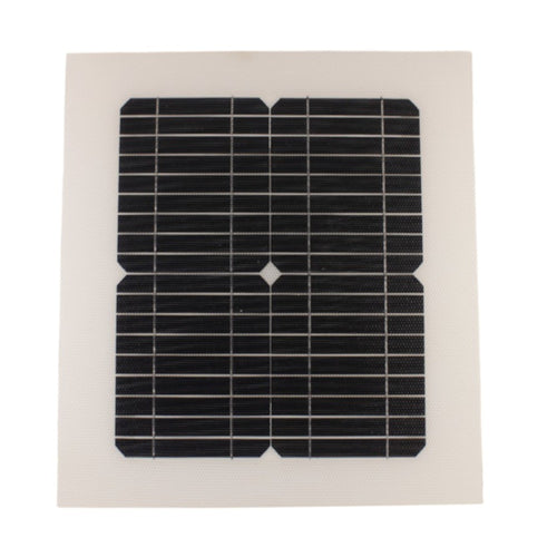 Pannello solare fotovoltaico 34,5 X 34,5 cm ETFE 10W 18V Videl