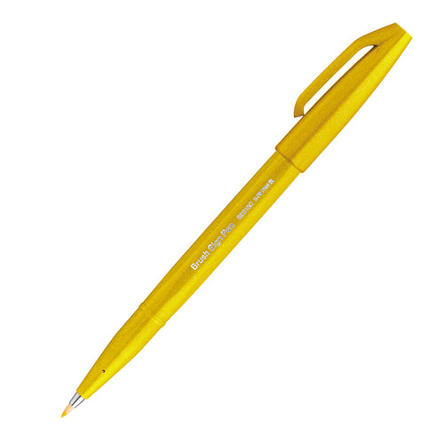 Sign Pen Brush Giallo Pentel