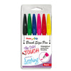 Astuccio 6 Sign Pen Brush Colori Assortiti Pentel
