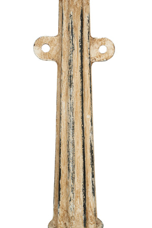 Biscottini Biscottini Dissuasore Passaggio Ghisa Finitura Antica 30x72 Robusto Solido