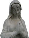 Biscottini Biscottini Statua Madonna di Lourdes marmo 62x45x215 per giardino esterno