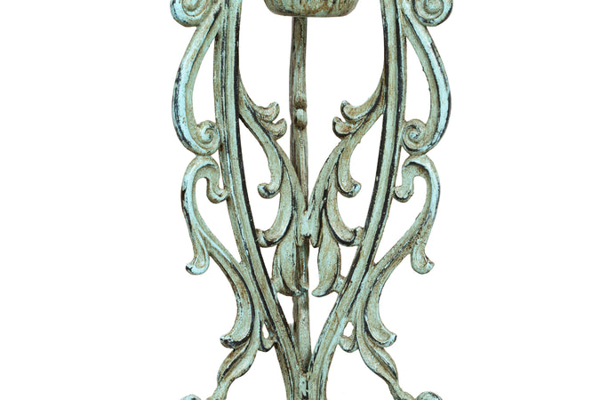 Biscottini Portavasi in ghisa finitura anticata Molto robusto, solido Offerta Speciale