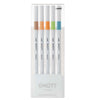 Astuccio 5 Fineliner Emott Tratto 0.4Mm Colori Ass. Nature Uni Mitsubishi