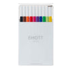Astuccio 10 Fineliner Emott Tratto 0.4Mm Colori Ass. Standard Uni Mitsubishi