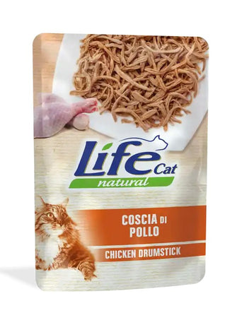 Life Cat Natural Bustina Coscia di Pollo per Gatti 70gr
