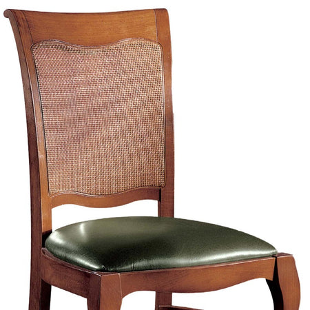 Sedia classica imbottita paglia di vienna legno bassano 50x57x94
