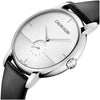 Orologio CK CALVIN KLEIN uomo Established pelle nero / silver