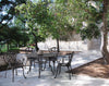 Tavolo tondo Victoria in alluminio da esterno per giardino e veranda Ø 110 cm