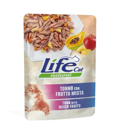 Life Cat Natural Bustina Tonno con Frutta Mista per Gatti 70gr