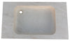 Biscottini Biscottini Acquaio Vasca Marmo Bianco 89x52x13 Lavandino Lavello Fatto a Mano