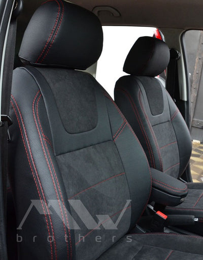Coprisedili su misura per Skoda Fabia 1 (1999-2008), Leather style