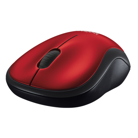 LOGITECH WIRELESS MOUSE M185 OTTICO, USB, COLORE ROSSO