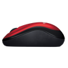 LOGITECH WIRELESS MOUSE M185 OTTICO, USB, COLORE ROSSO