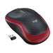 LOGITECH WIRELESS MOUSE M185 OTTICO, USB, COLORE ROSSO