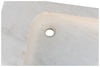 Biscottini Acquaio in marmo bianco L89xPR52xH13 cm Vasca realizzata completamente
