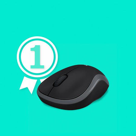 Logitech Mouse Ottico Wireless M185 Grey 910-002235