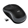 LOGITECH MOUSE WIRELESS M185 FULL-SIZE, OTTICO, USB, GRIGIO