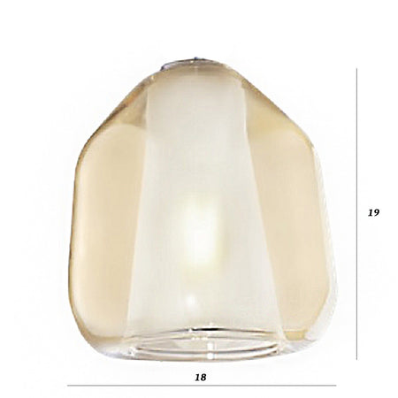 Lampadario classico Top Light DOUBLE SKIN 1176OS S7 R E27 LED lampada soffitto