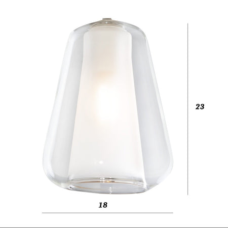 Lampadario classico Top Light DOUBLE SKIN 1176OS S7 R E27 LED lampada soffitto