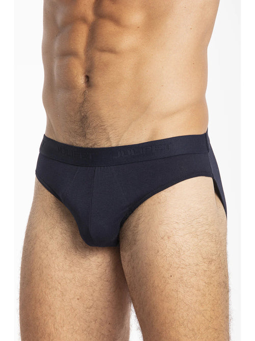 Slip Intimo Julipet Ibra JPB182 in Cotone Elasticizzato - Bipack (2 Pezzi)