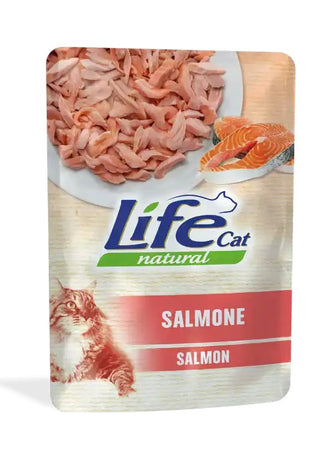 Life Cat Natural Bustina Salmone per Gatti 70gr