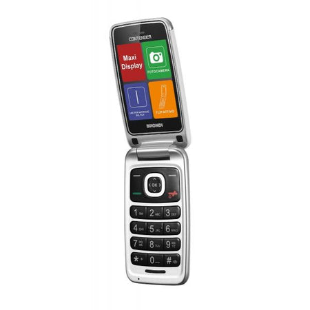 BRONDI CONTENDER (BIANCO) - TELEFONO CELLULARE PER ANZIANI - FOTOCAMERA